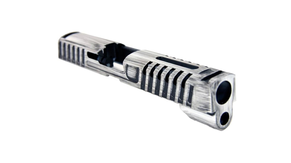 Gun Cuts Annihilator for Sig Sauer P320 Full Size/M17, Optic Cut, Battleworn White, GC-P320F-ANH-SWHBW-RMR