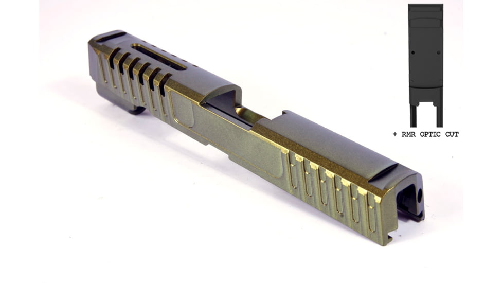 Gun Cuts Annihilator for Sig Sauer P320 Full Size/M17, Optic Cut, Leprechaun Gold, GC-P320F-ANH-LGO-RMR