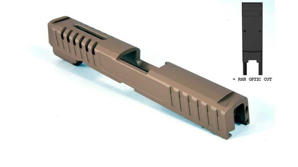 Gun Cuts Annihilator for Sig Sauer P320 Full Size/M17, Optic Cut, Smoked Bronze, GC-P320F-ANH-SBR-RMR