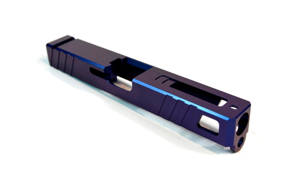 Gun Cuts Apprentice Slide for Glock 17, Optic Cut, Arctic Laser Blue, GC-G17-APP-ALS-RMR