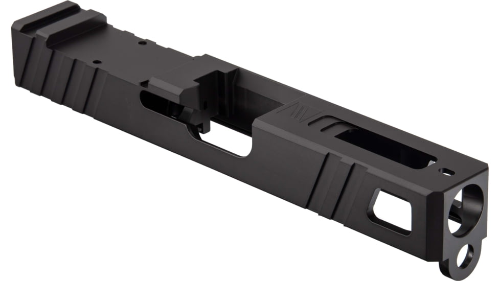Gun Cuts Apprentice Slide for Glock 19, Optic Cut, Graphite Black, GC-G19-APP-GBL-RMR