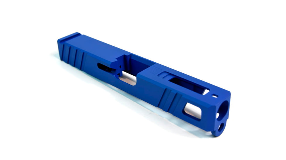 Gun Cuts Apprentice Slide for Glock 19, Optic Cut, NRA Blue, GC-G19-APP-NBL-RMR