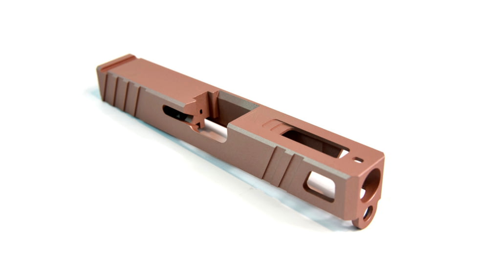 Gun Cuts Apprentice Slide for Glock 19, Optic Cut, Rose Gold, GC-G19-APP-RGO-RMR