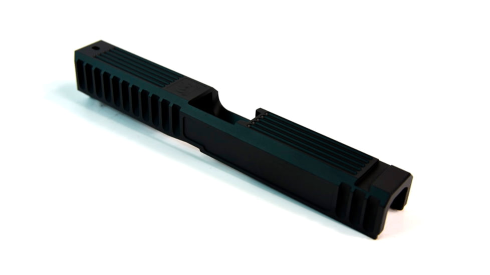 Gun Cuts Bulldog Slide for Glock 17, No Optic Cut, Graphite Black, GC-G17-BUL-GBL-NO