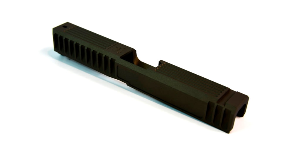 Gun Cuts Bulldog Slide for Glock 17, No Optic Cut, Midnight Bronze, GC-G17-BUL-MBR-NO