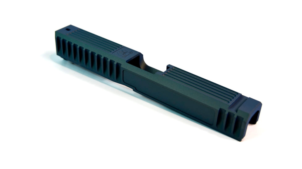 Gun Cuts Bulldog Slide for Glock 17, No Optic Cut, Northern Lights, GC-G17-BUL-NLI-NO