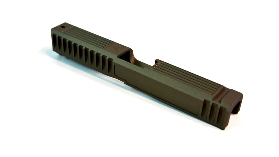 Gun Cuts Bulldog Slide for Glock 17, No Optic Cut, Smoked Bronze, GC-G17-BUL-SBR-NO