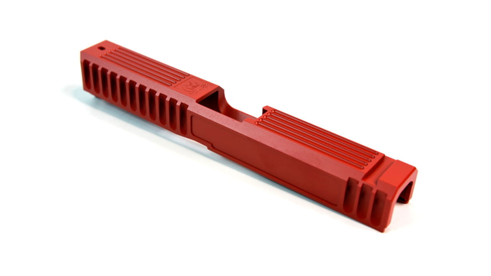Gun Cuts Bulldog Slide for Glock 17, No Optic Cut, USMC Red, GC-G17-BUL-URE-NO
