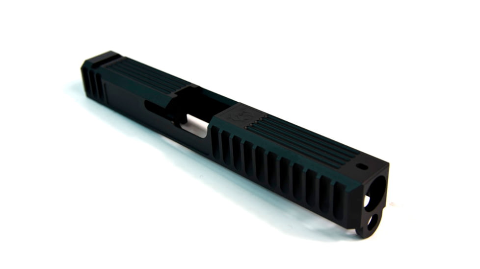Gun Cuts Bulldog Slide for Glock 17, Optic Cut, Graphite Black, GC-G17-BUL-GBL-RMR