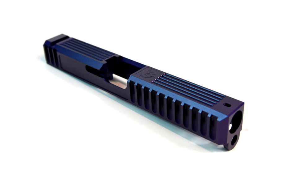 Gun Cuts Bulldog Slide for Glock 17, Optic Cut, Royal Purple, GC-G17-BUL-RPR-RMR