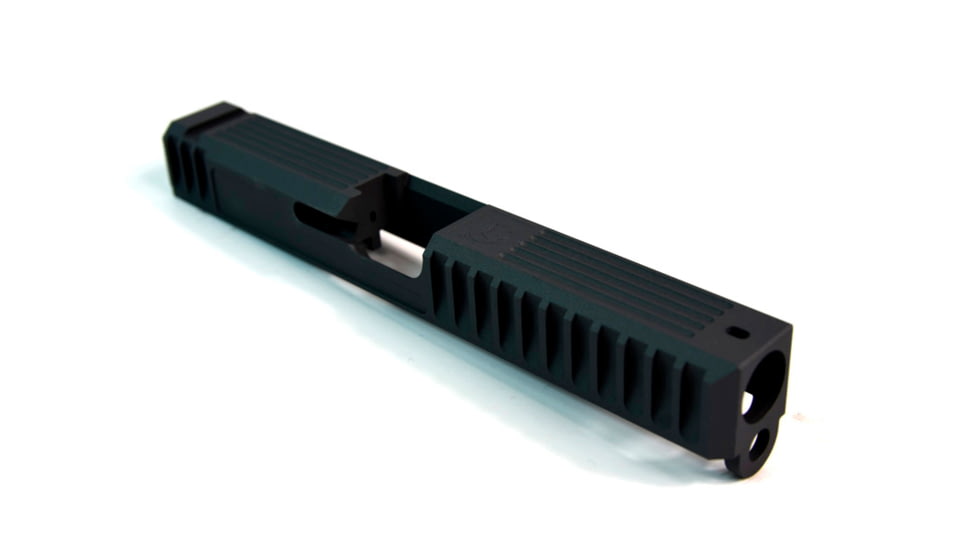 Gun Cuts Bulldog Slide for Glock 17, Optic Cut, Sniper Gray, GC-G17-BUL-SGR-RMR