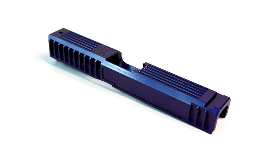 Gun Cuts Bulldog Slide for Glock 19, No Optic Cut, Royal Purple, GC-G19-BUL-RPR-NO