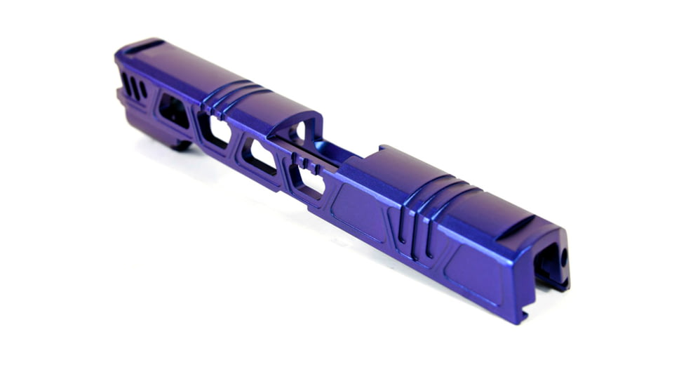 Gun Cuts Cyberpunk for Sig Sauer P320 Full Size/M17, No Optic Cut, Arctic Laser Blue, GC-P320F-CYB-ALS-NO