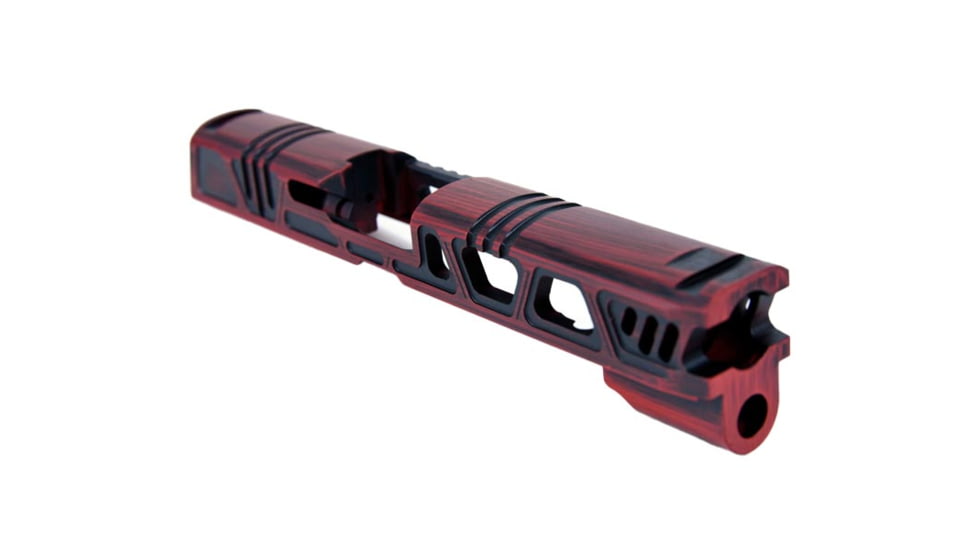 Gun Cuts Cyberpunk for Sig Sauer P320 Full Size/M17, No Optic Cut, Battleworn USMC Red, GC-P320F-CYB-UREBW-NO