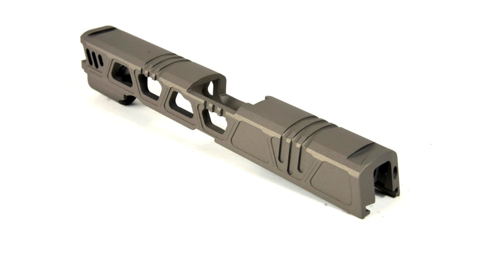Gun Cuts Cyberpunk for Sig Sauer P320 Full Size/M17, No Optic Cut, Burnt Bronze, GC-P320F-CYB-BBR-NO