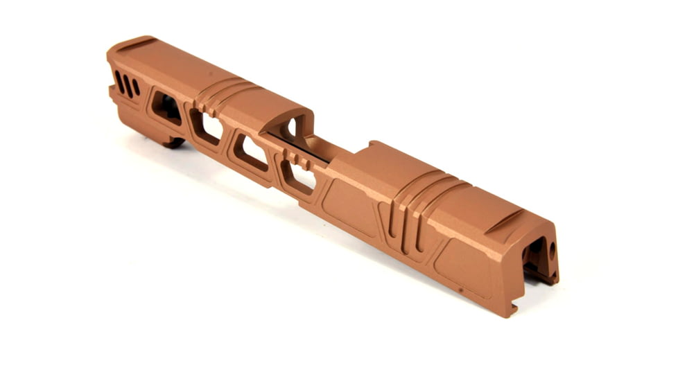 Gun Cuts Cyberpunk for Sig Sauer P320 Full Size/M17, No Optic Cut, Copper, GC-P320F-CYB-COP-NO