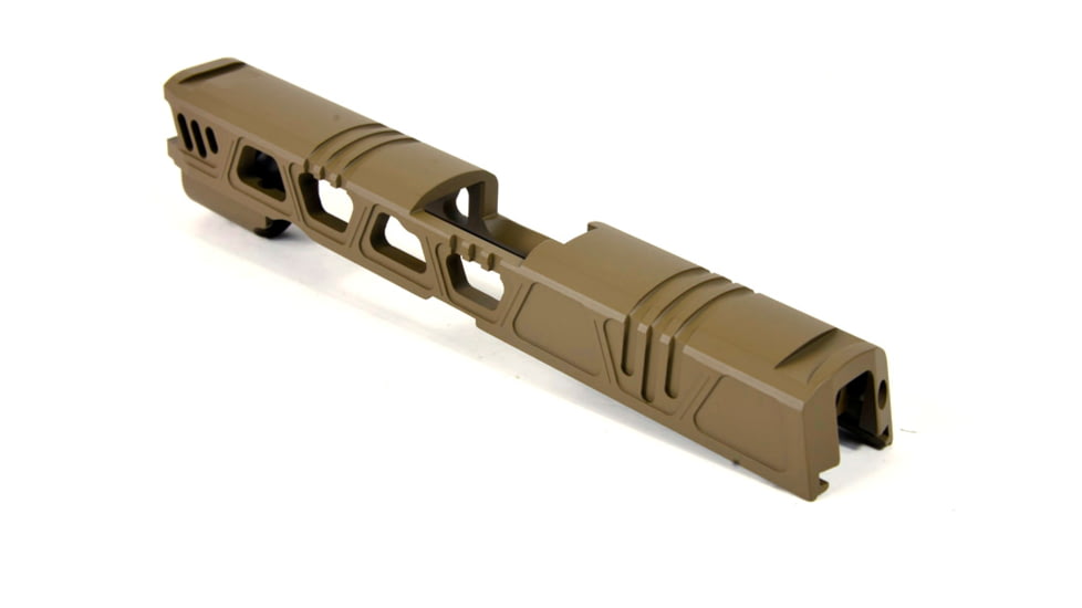 Gun Cuts Cyberpunk for Sig Sauer P320 Full Size/M17, No Optic Cut, Coyote Tan, GC-P320F-CYB-CTA-NO