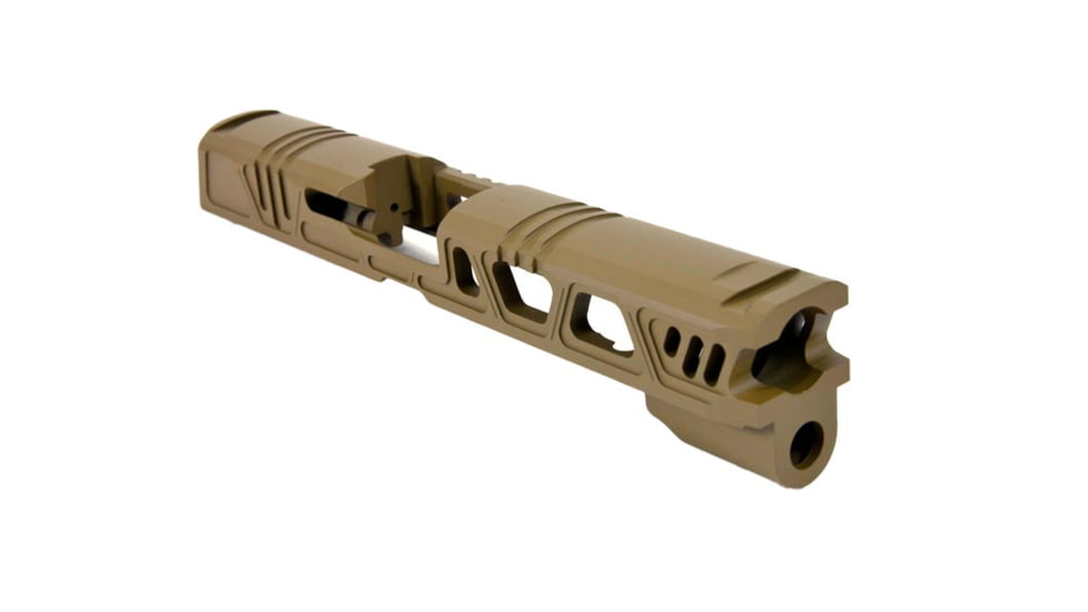Gun Cuts Cyberpunk for Sig Sauer P320 Full Size/M17, No Optic Cut, Coyote Tan, GC-P320F-CYB-CTA-NO