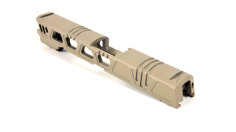 Gun Cuts Cyberpunk for Sig Sauer P320 Full Size/M17, No Optic Cut, Desert Sand, GC-P320F-CYB-DSA-NO