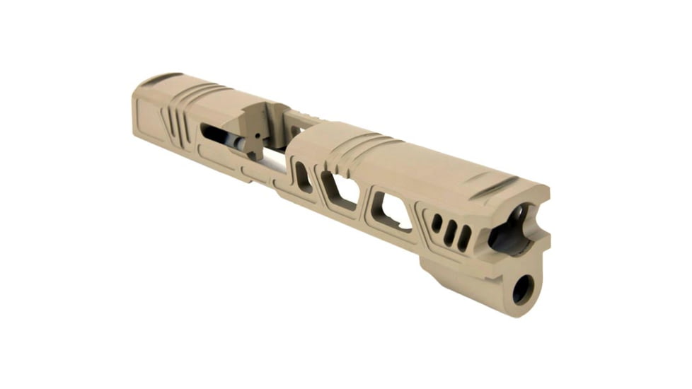 Gun Cuts Cyberpunk for Sig Sauer P320 Full Size/M17, No Optic Cut, Desert Sand, GC-P320F-CYB-DSA-NO