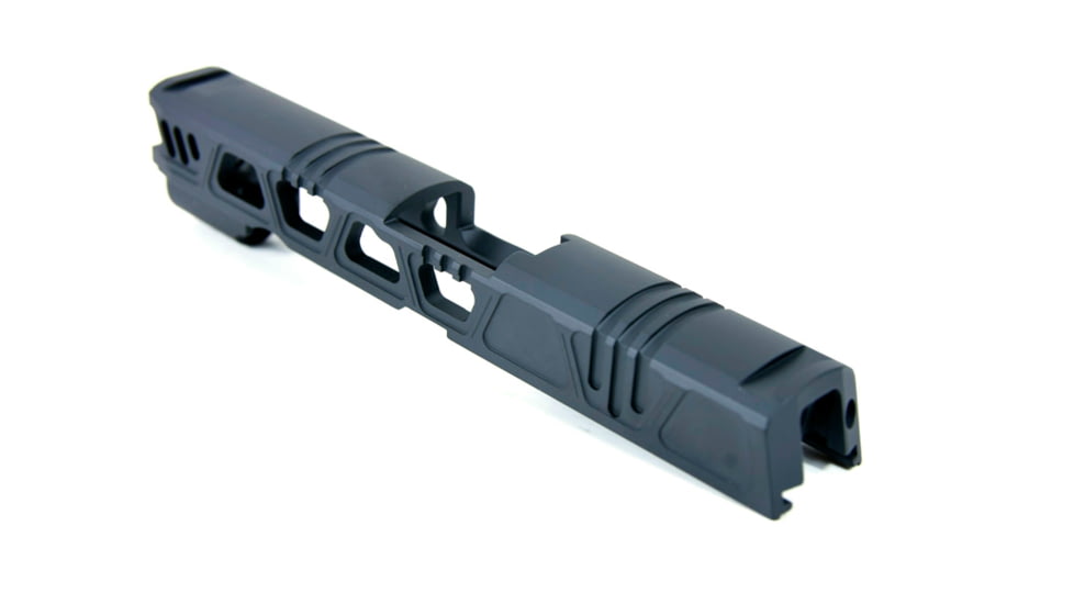 Gun Cuts Cyberpunk for Sig Sauer P320 Full Size/M17, No Optic Cut, Graphite Black, GC-P320F-CYB-GBL-NO