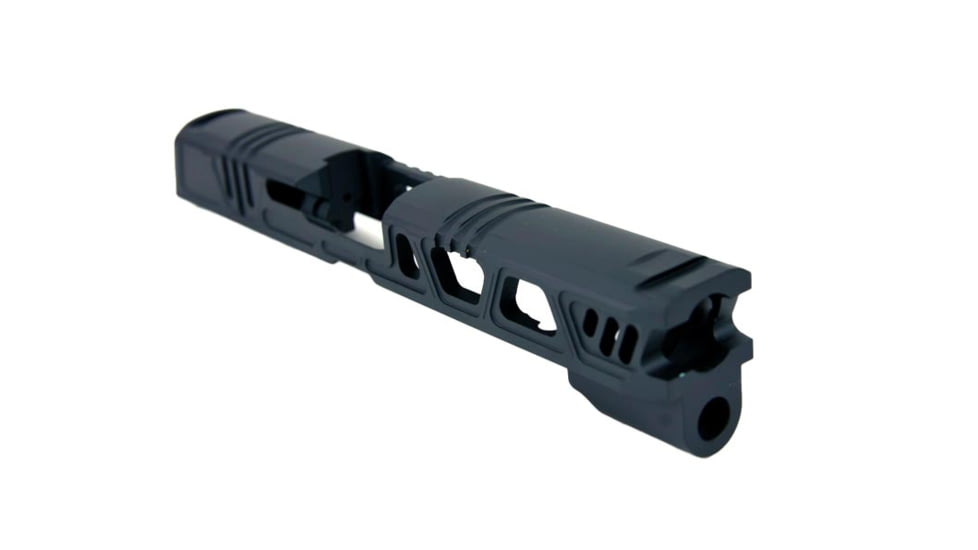 Gun Cuts Cyberpunk for Sig Sauer P320 Full Size/M17, No Optic Cut, Graphite Black, GC-P320F-CYB-GBL-NO
