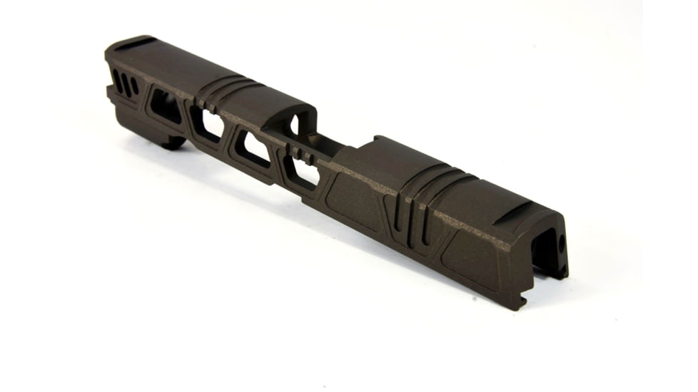 Gun Cuts Cyberpunk for Sig Sauer P320 Full Size/M17, No Optic Cut, Midnight Bronze, GC-P320F-CYB-MBR-NO