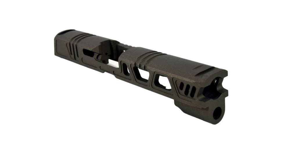 Gun Cuts Cyberpunk for Sig Sauer P320 Full Size/M17, No Optic Cut, Midnight Bronze, GC-P320F-CYB-MBR-NO