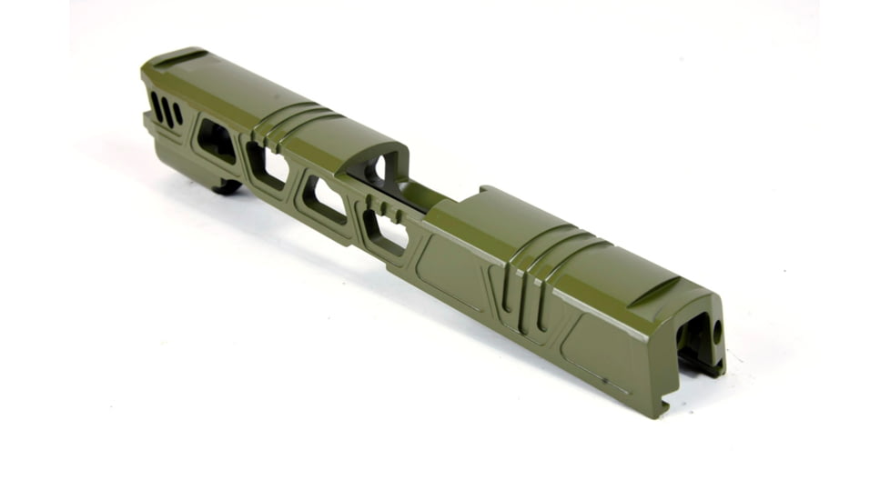 Gun Cuts Cyberpunk for Sig Sauer P320 Full Size/M17, No Optic Cut, Noveske Bazooka Green, GC-P320F-CYB-NBG-NO