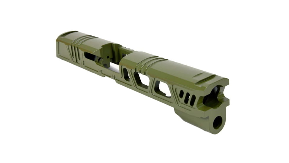 Gun Cuts Cyberpunk for Sig Sauer P320 Full Size/M17, No Optic Cut, Noveske Bazooka Green, GC-P320F-CYB-NBG-NO