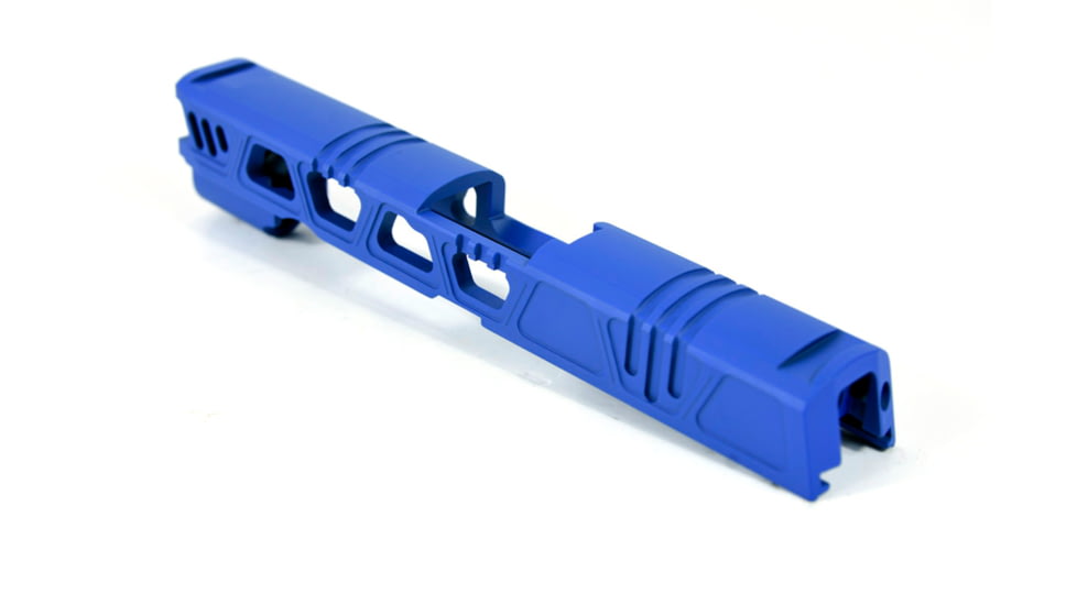 Gun Cuts Cyberpunk for Sig Sauer P320 Full Size/M17, No Optic Cut, NRA Blue, GC-P320F-CYB-NBL-NO
