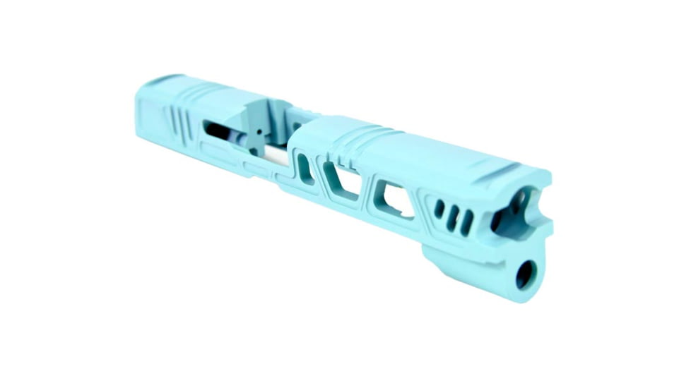 Gun Cuts Cyberpunk for Sig Sauer P320 Full Size/M17, No Optic Cut, Robbins Egg Blue, GC-P320F-CYB-REB-NO