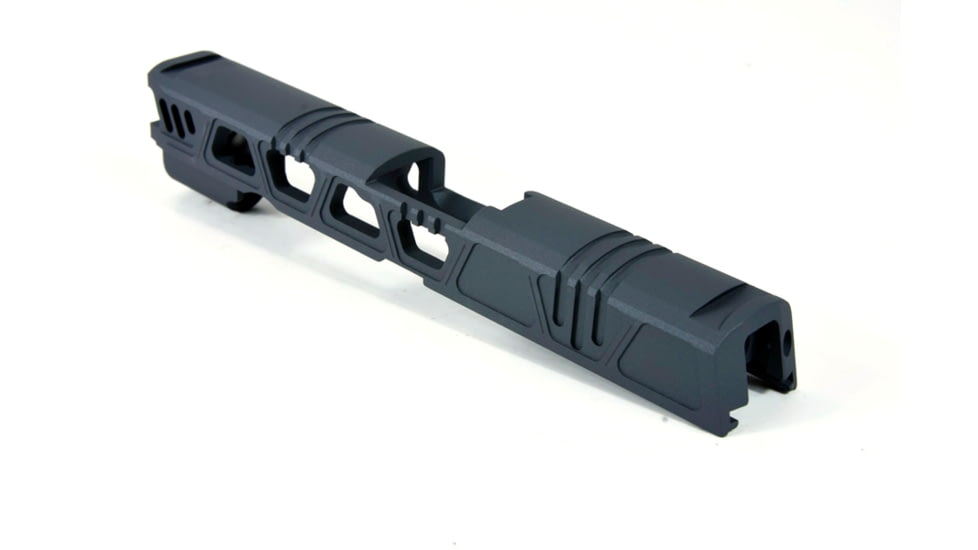 Gun Cuts Cyberpunk for Sig Sauer P320 Full Size/M17, No Optic Cut, Sniper Gray, GC-P320F-CYB-SGR-NO