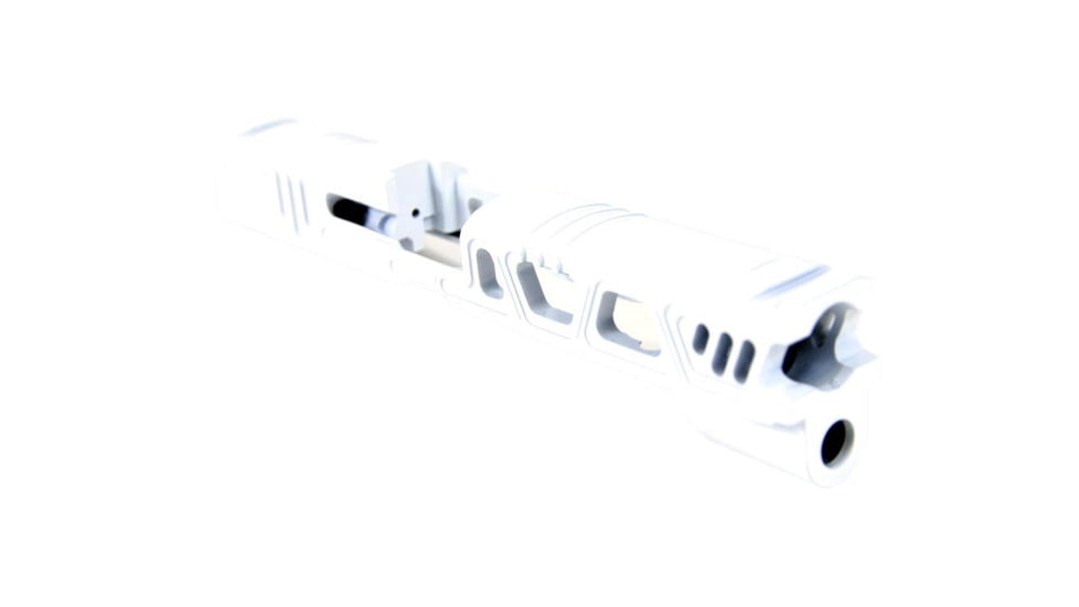 Gun Cuts Cyberpunk for Sig Sauer P320 Full Size/M17, No Optic Cut, Stormtooper White, GC-P320F-CYB-SWH-NO