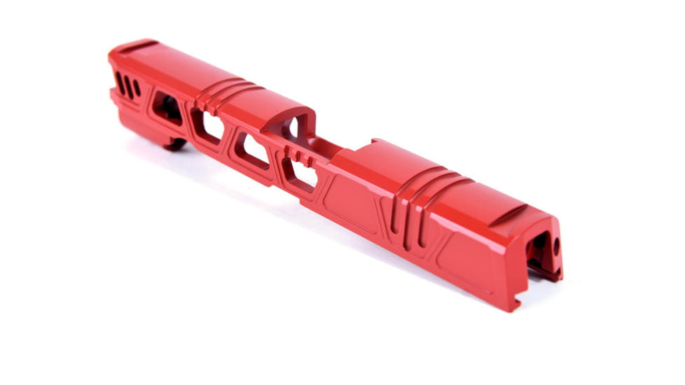 Gun Cuts Cyberpunk for Sig Sauer P320 Full Size/M17, No Optic Cut, USMC Red, GC-P320F-CYB-URE-NO