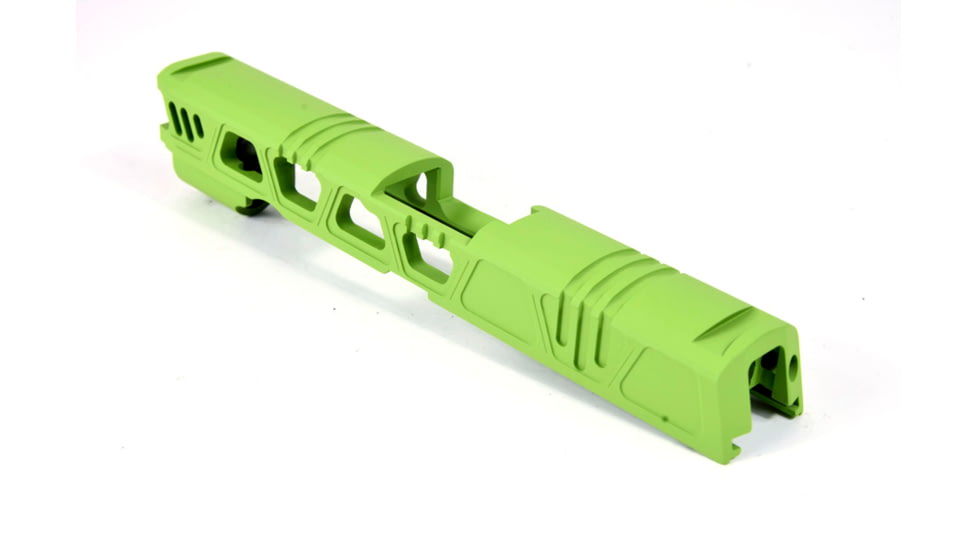 Gun Cuts Cyberpunk for Sig Sauer P320 Full Size/M17, No Optic Cut, Zombie Green, GC-P320F-CYB-ZGR-NO