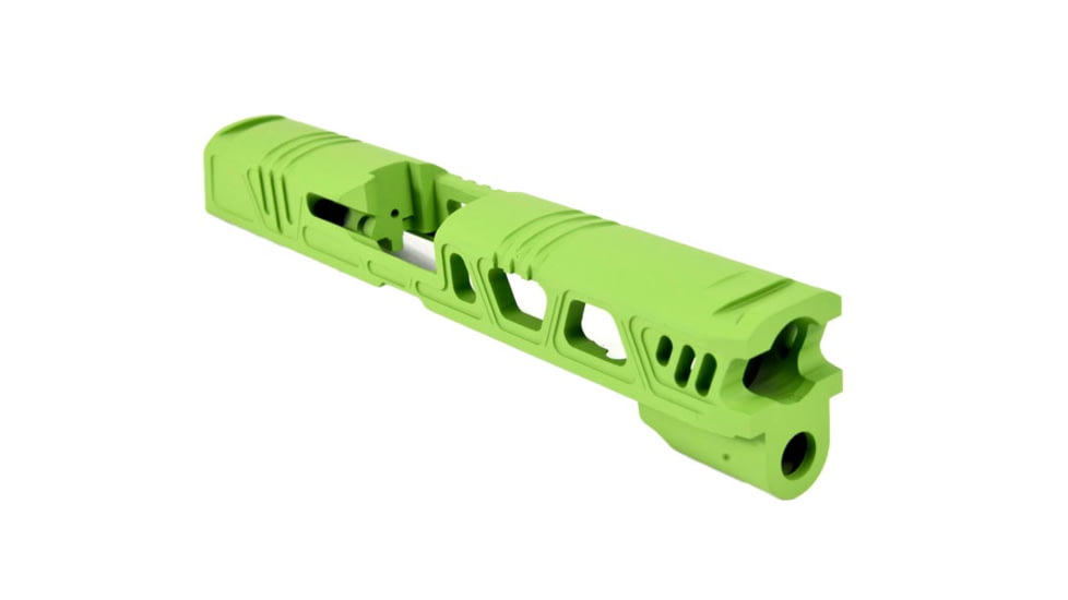 Gun Cuts Cyberpunk for Sig Sauer P320 Full Size/M17, No Optic Cut, Zombie Green, GC-P320F-CYB-ZGR-NO
