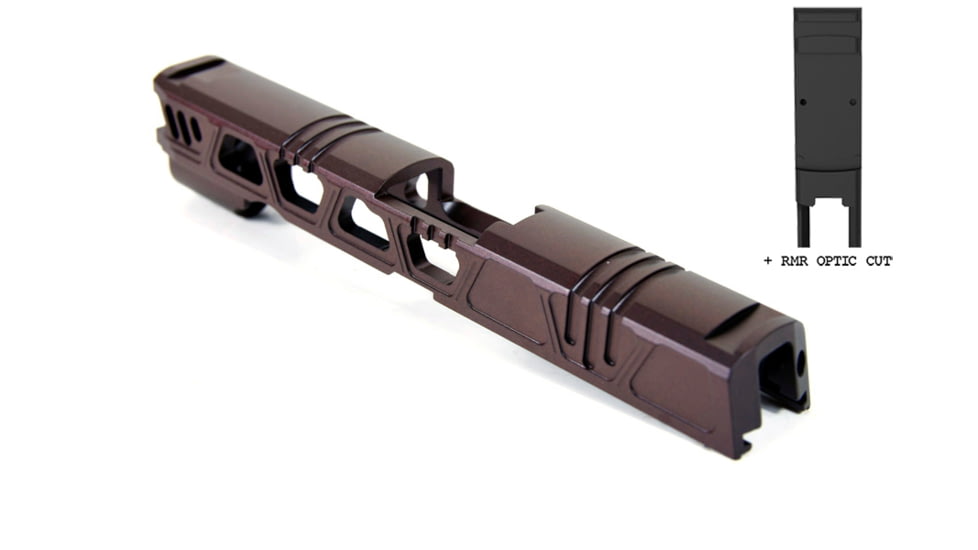 Gun Cuts Cyberpunk for Sig Sauer P320 Full Size/M17, Optic Cut, Black Cherry Bomb, GC-P320F-CYB-BCB-RMR