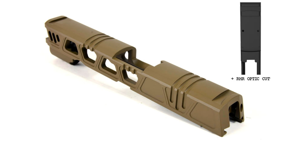 Gun Cuts Cyberpunk for Sig Sauer P320 Full Size/M17, Optic Cut, Coyote Tan, GC-P320F-CYB-CTA-RMR
