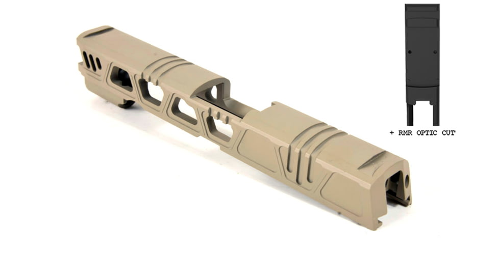 Gun Cuts Cyberpunk for Sig Sauer P320 Full Size/M17, Optic Cut, Desert Sand, GC-P320F-CYB-DSA-RMR