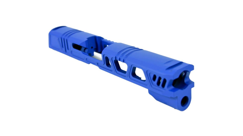 Gun Cuts Cyberpunk for Sig Sauer P320 Full Size/M17, Optic Cut, NRA Blue, GC-P320F-CYB-NBL-RMR