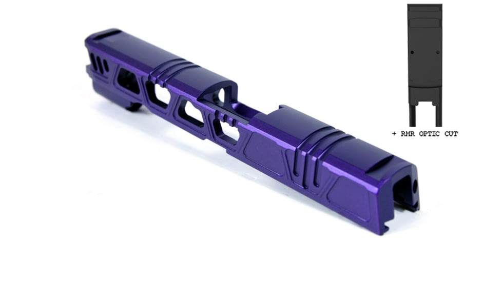Gun Cuts Cyberpunk for Sig Sauer P320 Full Size/M17, Optic Cut, Royal Purple, GC-P320F-CYB-RPR-RMR