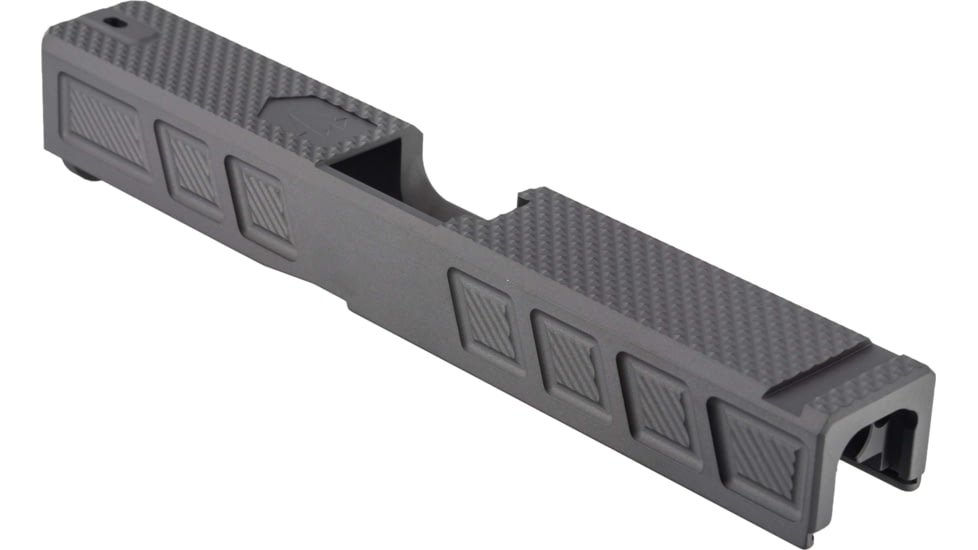 Gun Cuts Gentleman Slide for Glock 19, No Optic Cut, Sniper Gray, GC-G19-GEN-SGR-NO
