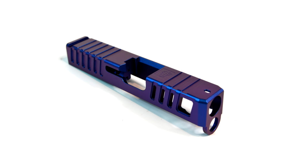 Gun Cuts Juggernaut Slide for Glock 26, No Optic Cut, Arctic Laser Blue, GC-G26-JUG-ALS-NO
