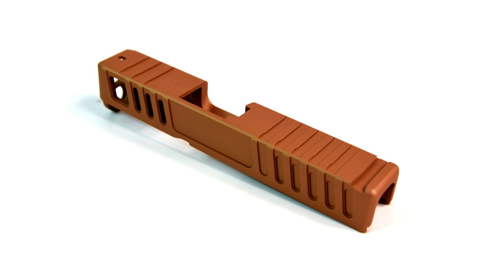 Gun Cuts Juggernaut Slide for Glock 26, No Optic Cut, Copper, GC-G26-JUG-COP-NO