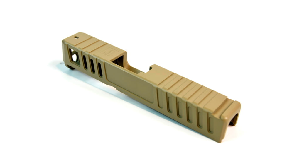 Gun Cuts Juggernaut Slide for Glock 26, No Optic Cut, Desert Sand, GC-G26-JUG-DSA-NO