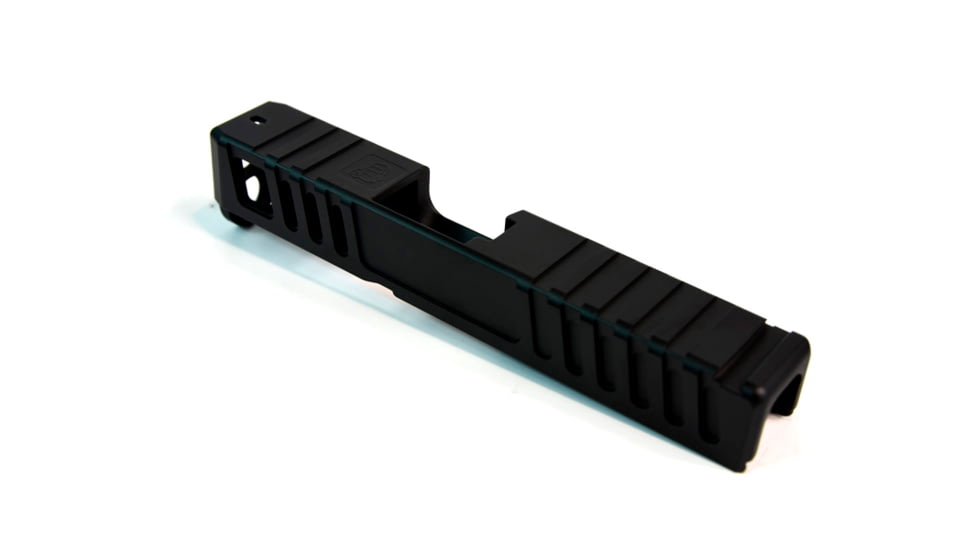 Gun Cuts Juggernaut Slide for Glock 26, No Optic Cut, Graphite Black, GC-G26-JUG-GBL-NO