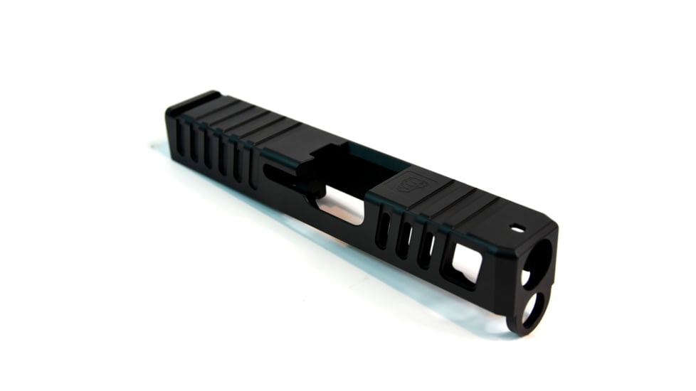 Gun Cuts Juggernaut Slide for Glock 26, No Optic Cut, Graphite Black, GC-G26-JUG-GBL-NO