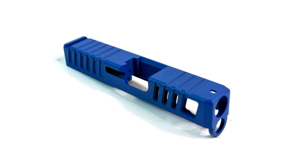 Gun Cuts Juggernaut Slide for Glock 26, No Optic Cut, NRA Blue, GC-G26-JUG-NBL-NO
