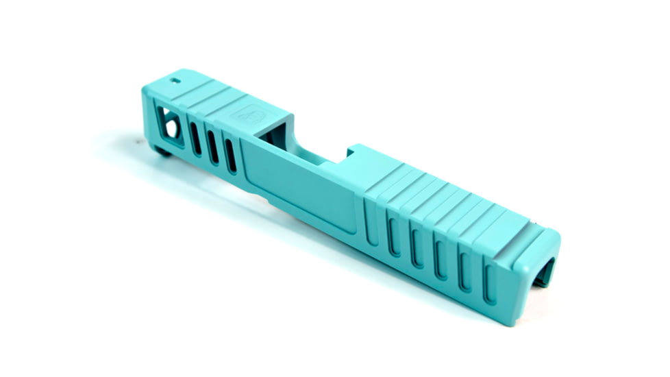 Gun Cuts Juggernaut Slide for Glock 26, No Optic Cut, Robbins Egg Blue, GC-G26-JUG-REB-NO